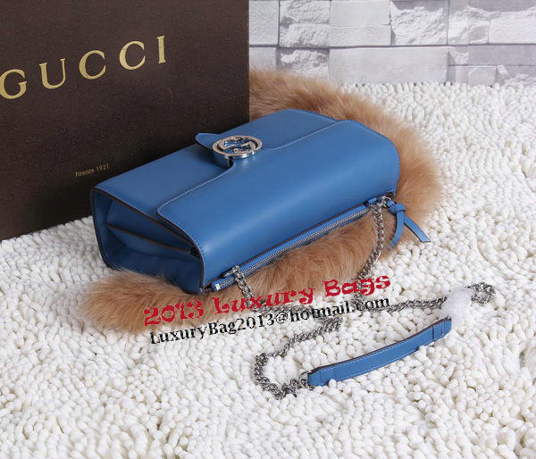 Gucci Interlocking Leather Shoulder Bag 387604