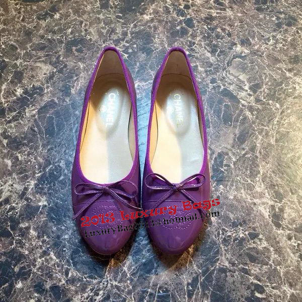 Chanel Ballerina Flat CH1337 Purple