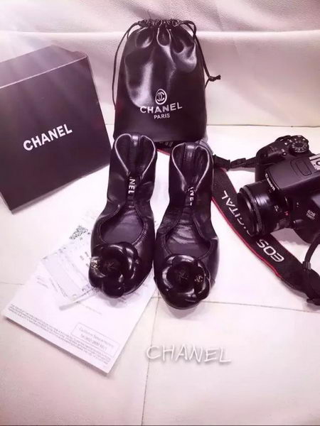 Chanel Ballerina Flat CH1381 Black