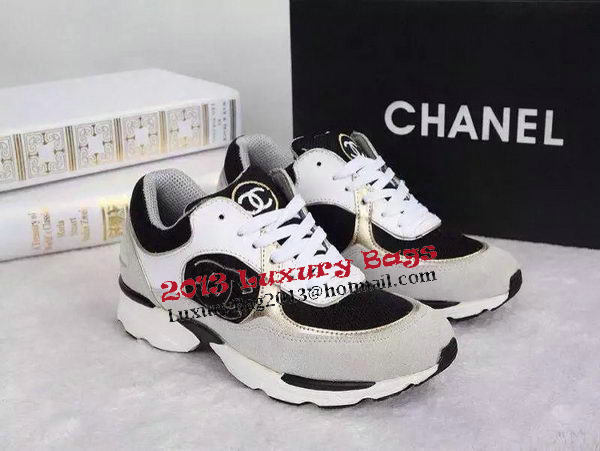 Chanel Casual Shoes CH1356G Black&White