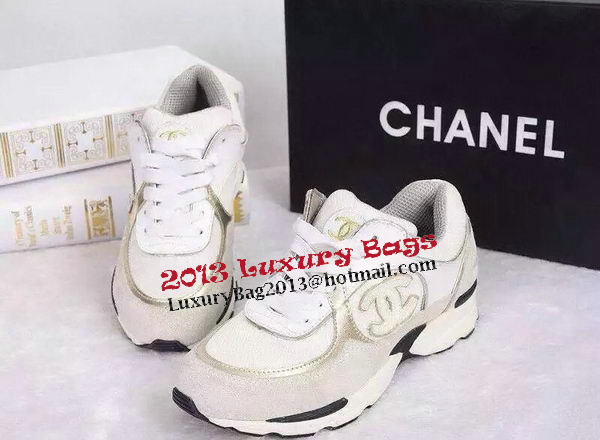 Chanel Casual Shoes CH1358G White&Apricot