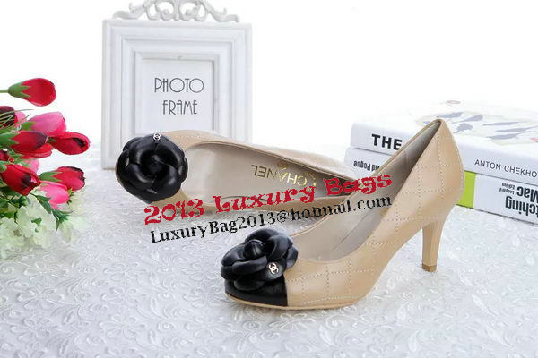 Chanel Sheepskin Leather Pump CH1332 Apricot