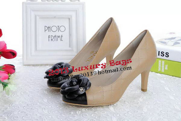 Chanel Sheepskin Leather Pump CH1332 Apricot