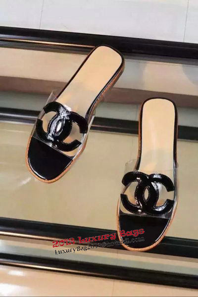 Chanel Slipper CH1374 Black