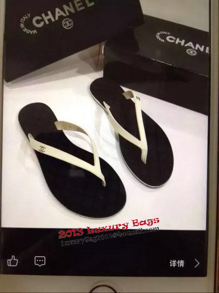 Chanel Thong Sandal CH1367 Black&Apricot