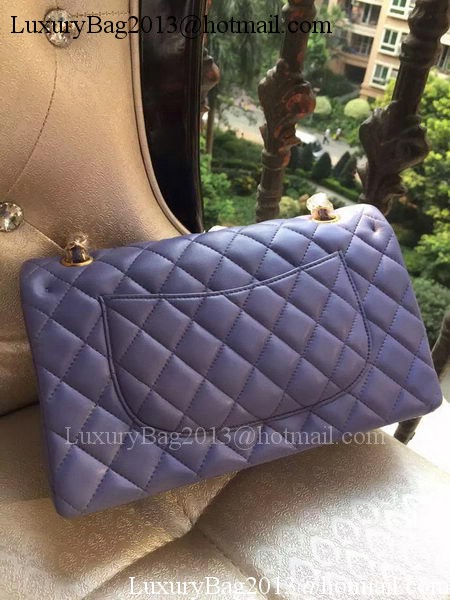 Chanel 2.55 Series Flap Bag Lavender Original Leather A01112 Gold