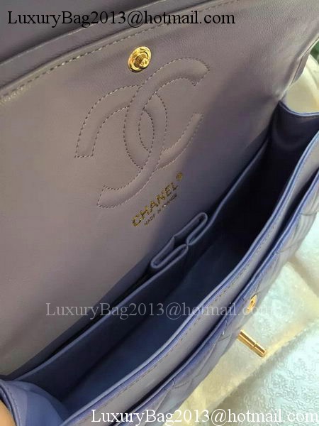 Chanel 2.55 Series Flap Bag Lavender Original Leather A01112 Gold