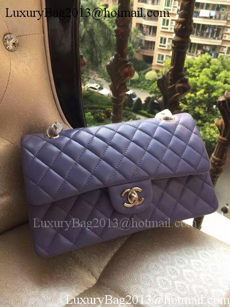 Chanel 2.55 Series Flap Bag Lavender Original Leather A01112 Silver