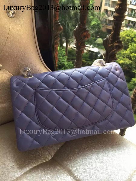 Chanel 2.55 Series Flap Bag Lavender Original Leather A01112 Silver