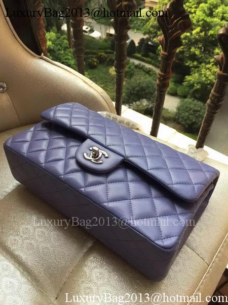 Chanel 2.55 Series Flap Bag Lavender Original Leather A01112 Silver