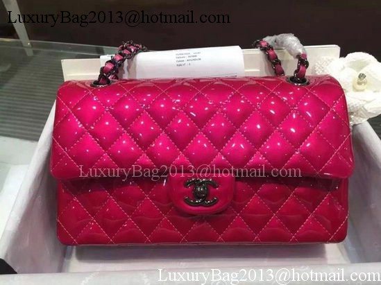 Chanel 2.55 Series Flap Bag Original Patent Leather A06795 Rose