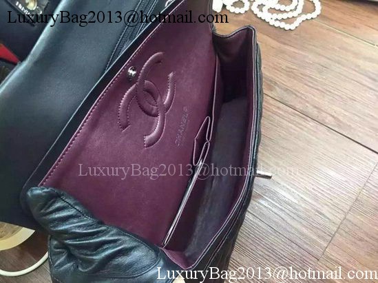 Chanel 2.55 Series Flap Bag Original Sheepskin Leather A09765 Black