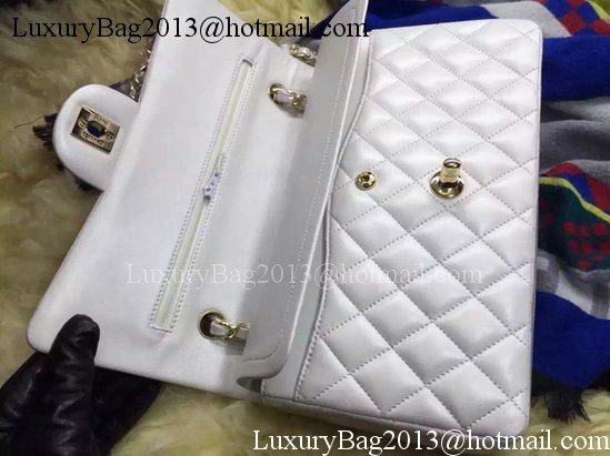 Chanel 2.55 Series Flap Bag Original Sheepskin Leather A09765 OffWhite