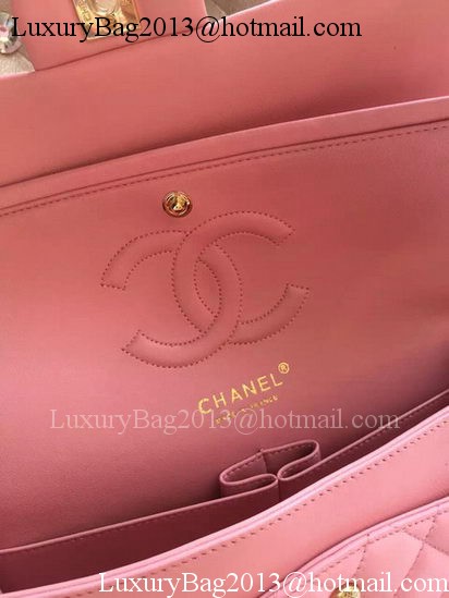 Chanel 2.55 Series Flap Bag Pink Original Leather A01112 Gold