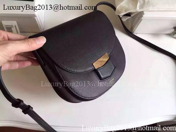 Celine Trotteur Bag Litchi Leather CTA4298 Black