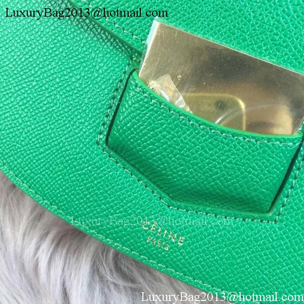 Celine Trotteur Bag Litchi Leather CTA4298 Green