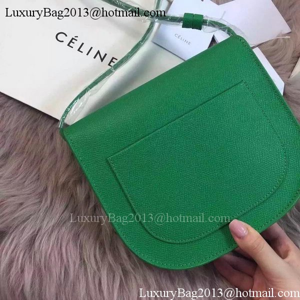 Celine Trotteur Bag Litchi Leather CTA4298 Green