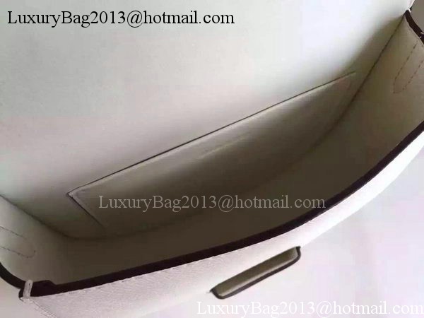 Celine Trotteur Bag Litchi Leather CTA4298 White
