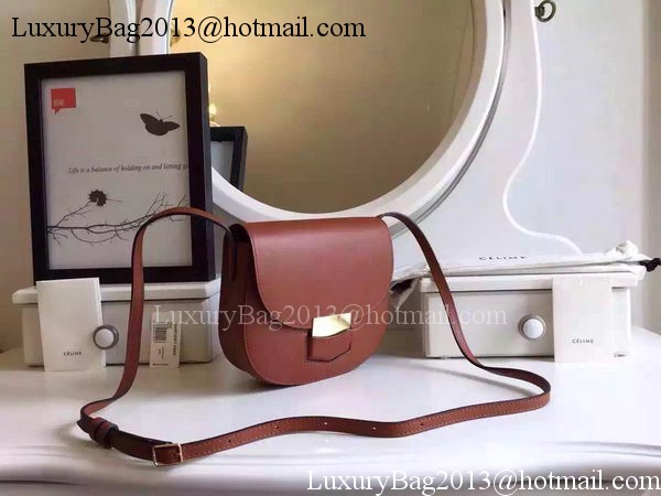 Celine Trotteur Bag Smooth Leather CTA4298 Brown