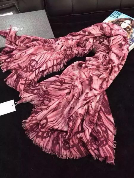 Alexander McQueen Scarf Cashmere MCQ04 Pink