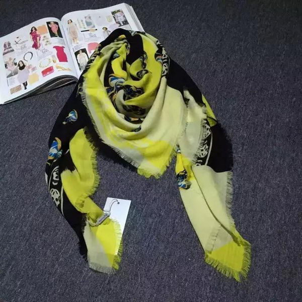 Alexander McQueen Scarf Cashmere MCQ12 Yellow