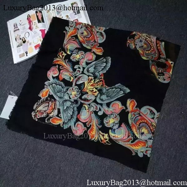 Alexander McQueen Scarf Cashmere MCQ13 Black