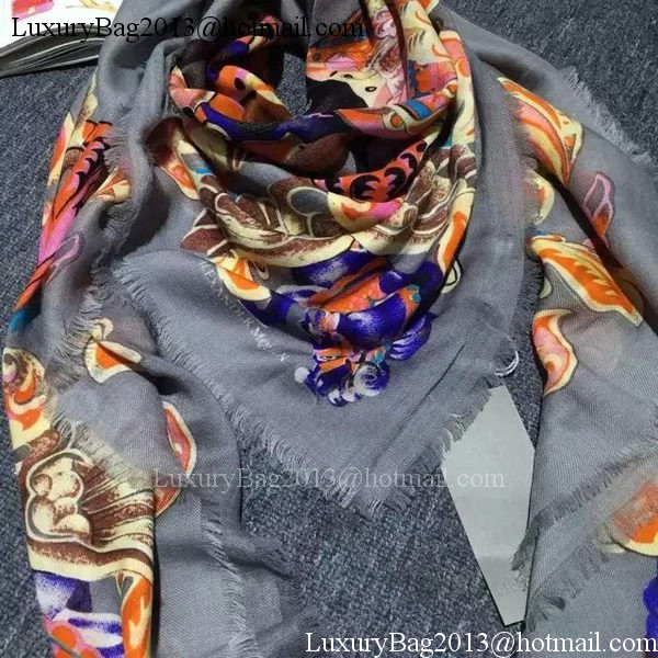 Alexander McQueen Scarf Cashmere MCQ13 Grey