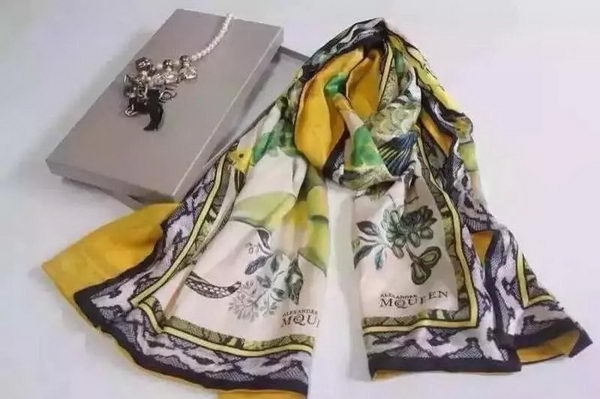 Alexander McQueen Scarf Silk MCQ08 Multicolour