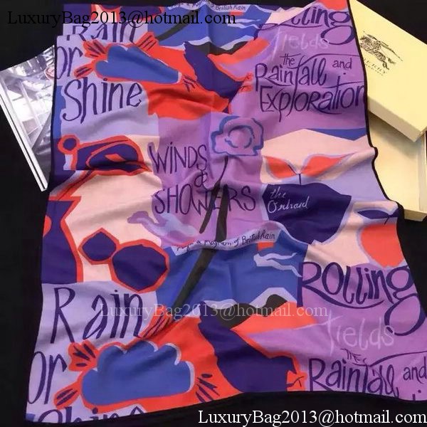 Burberry Scarves Cashmere BUR28 Purple