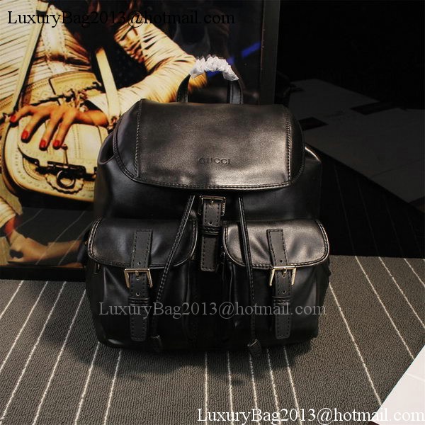 GUCCI Calfskin Leather Backpack 385848