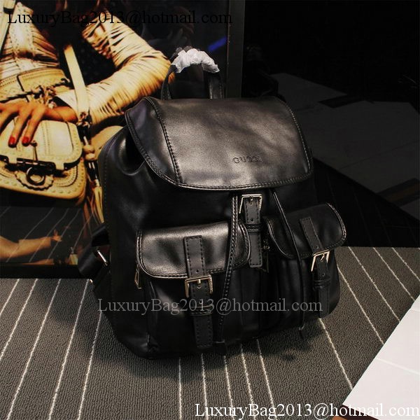 GUCCI Calfskin Leather Backpack 385848