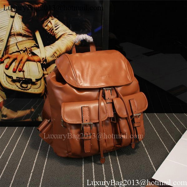 GUCCI Calfskin Leather Backpack 385848