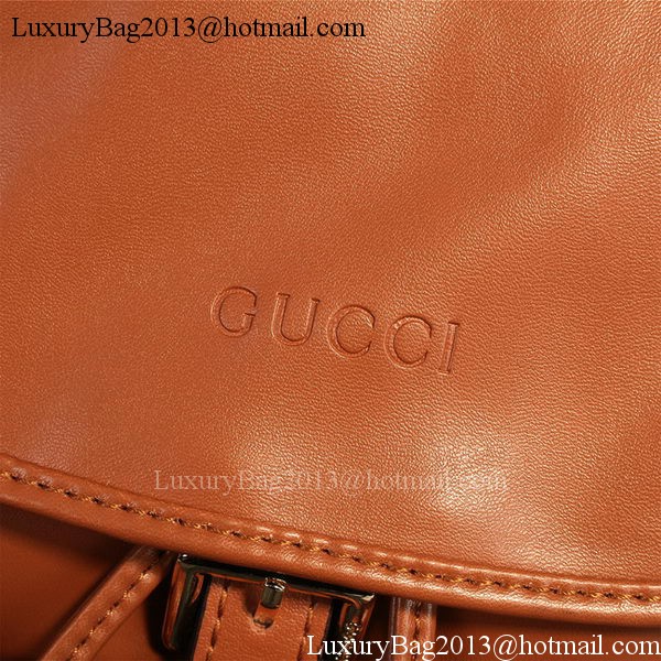 GUCCI Calfskin Leather Backpack 385848