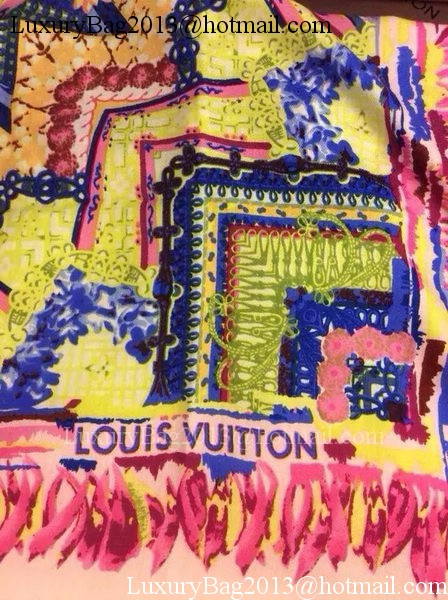 Louis Vuitton Scarf Cashmere LV105 Pink