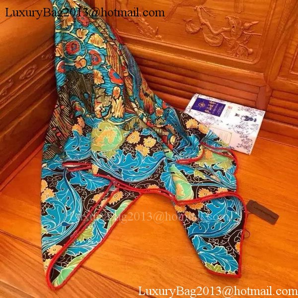 Louis Vuitton Scarf Cashmere LV111 Blue