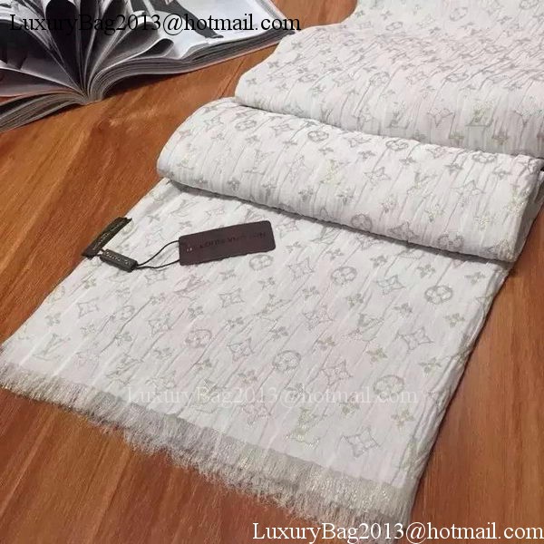 Louis Vuitton Scarf Silk LV107 OffWhite