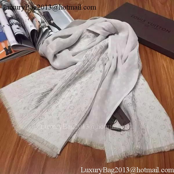 Louis Vuitton Scarf Silk LV107 OffWhite