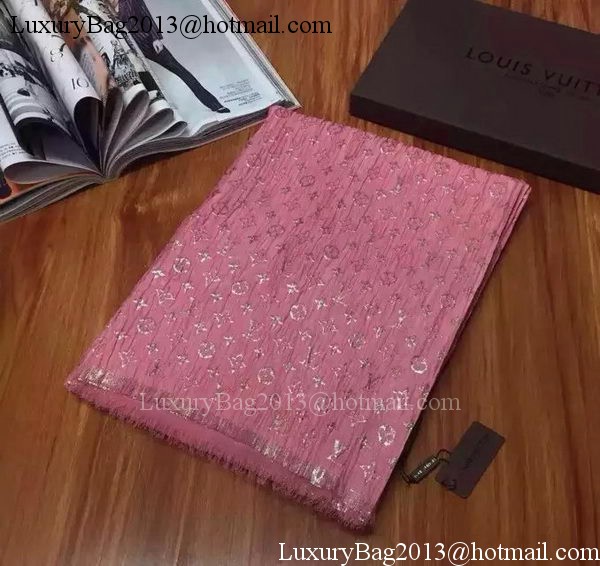 Louis Vuitton Scarf Silk LV107 Pink