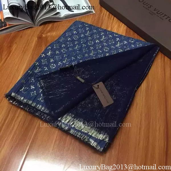 Louis Vuitton Scarf Silk LV107 Royal