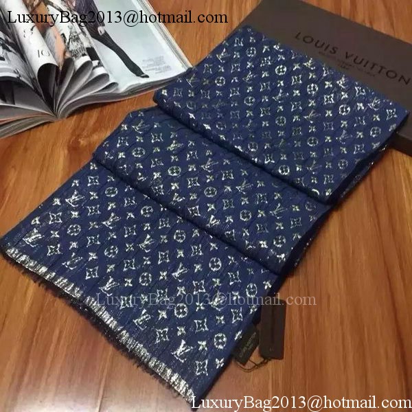 Louis Vuitton Scarf Silk LV107 Royal