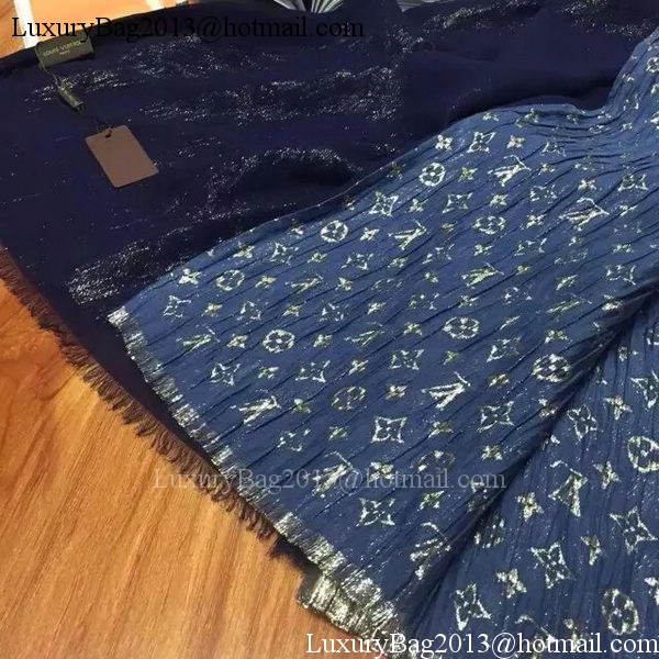 Louis Vuitton Scarf Silk LV107 Royal