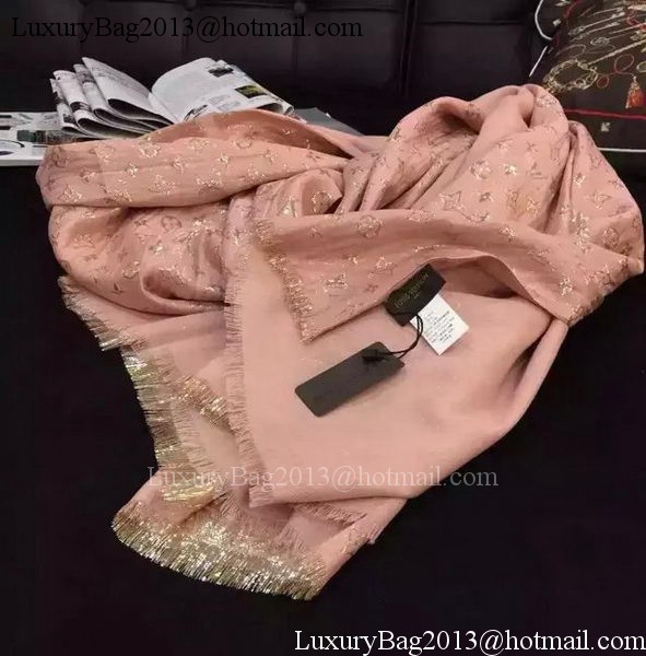 Louis Vuitton Scarf Silk LV112 Pink