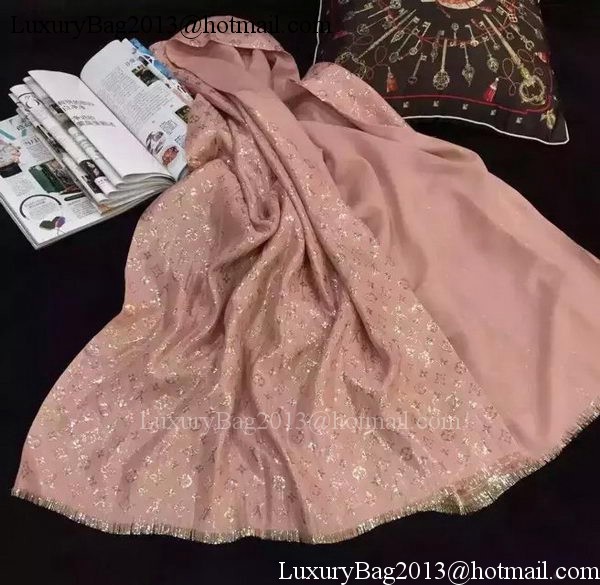 Louis Vuitton Scarf Silk LV112 Pink