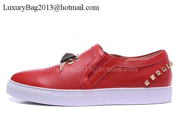 Giuseppe Zanotti Casual Shoes Leather GZ0390 Red