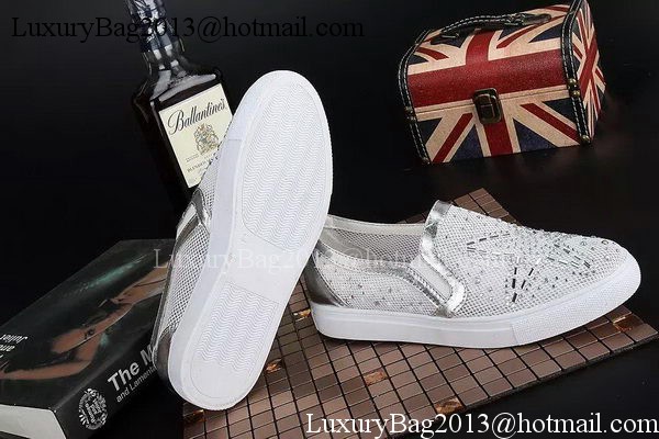 Givenchy Casual Shoes Leather GI44 Silver