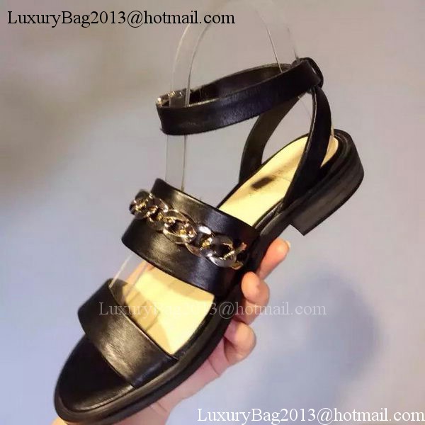 Givenchy Sandal Leather GI31 Black