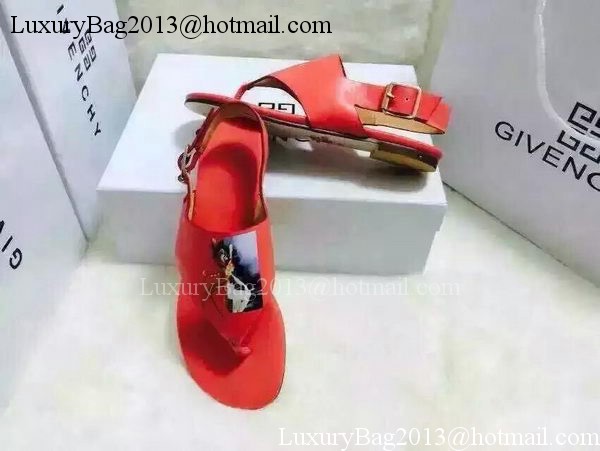 Givenchy Thong Sandal GI39 Red