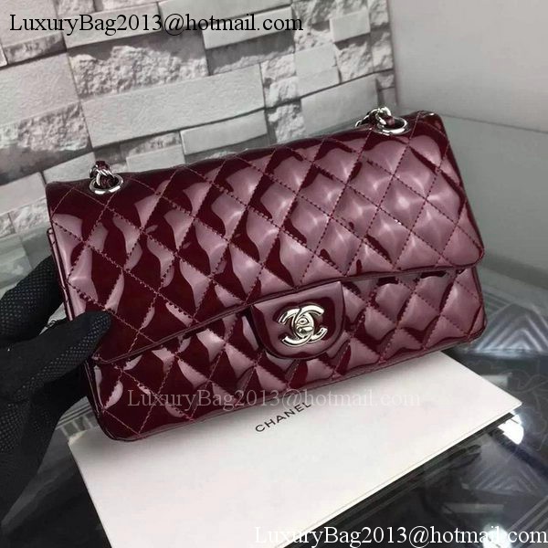 Chanel 2.55 Series Flap Bag Patent Leather A1112