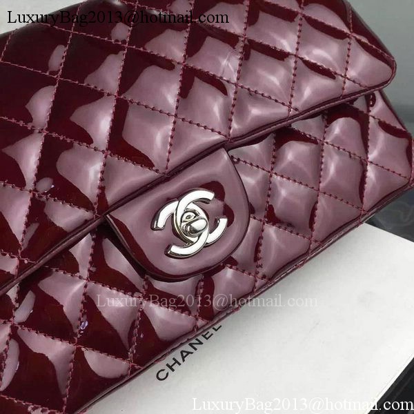 Chanel 2.55 Series Flap Bag Patent Leather A1112