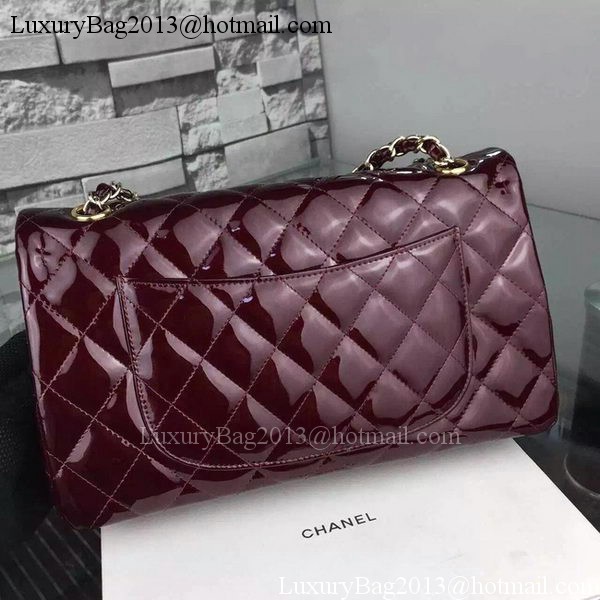 Chanel 2.55 Series Flap Bag Patent Leather A1112